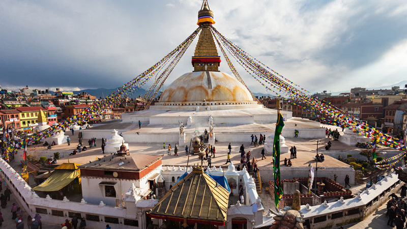 Boudhanath Stupa in Kathmandu