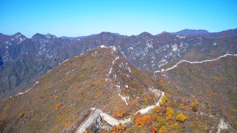 Hiking from Jiankou Great Wall to Mutianyu Great Wall
