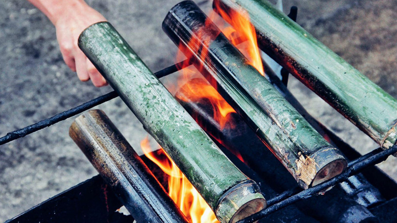 Bamboo Tube Rice