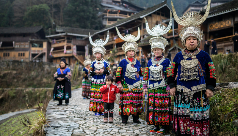 langde miao village images