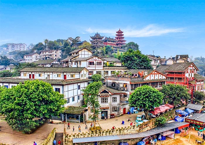 ciqikou ancient town in chongqing images